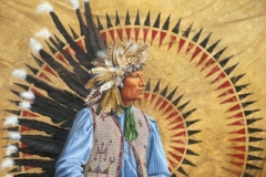 Black Feather Bonnet